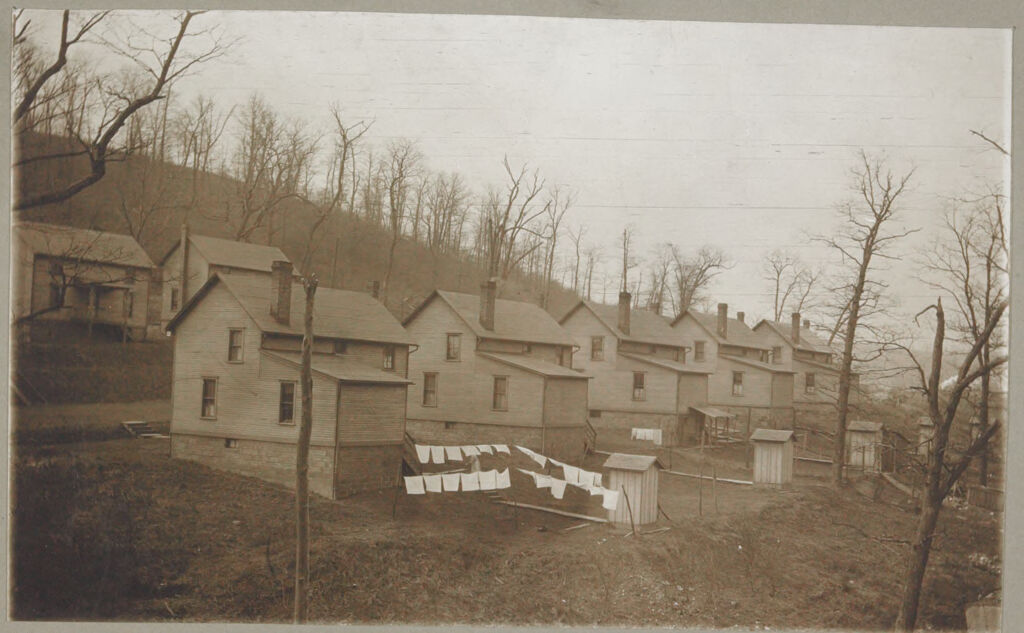 Housing, Industrial: United States. Pennsylvania: Industrial Housing, Detached Dwellings Frame Construction: Bessemer And Lake Erie Railroad Company: Subsidiary Of The United States Steel Corporation: Ii: I And Ii. Company Houses For Employees At North Bessemer, Pa.