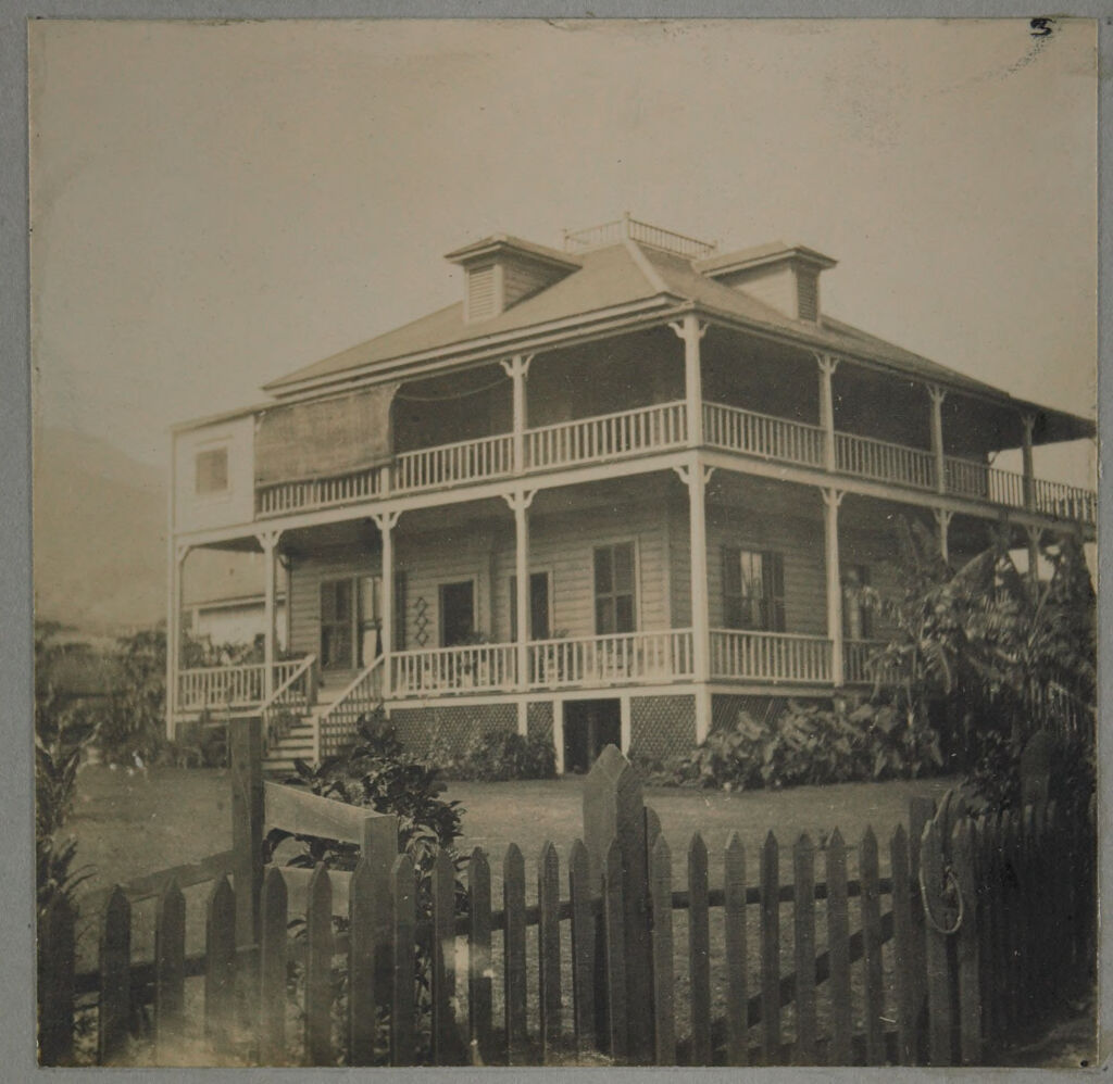 Social Settlements: Hawaii. Wailuku. Alexander House: Alexander House, Wailuku, Hawaii: 