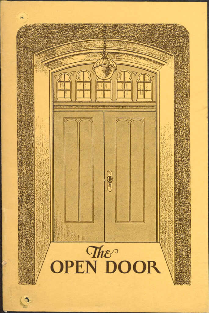 Charity, Organizations: United States. Massachusetts. Boston. Publicity For Social Work. Annual Reports: The Open Door: The Boys Club Of Boston, Inc.