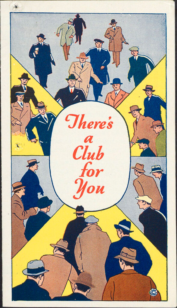 Charity, Organizations: United States. Massachusetts. Boston. Publicity For Social Work. Leaflets & Folders: There's A Club For You At The Ymca: Boston Young Men's Christian Association