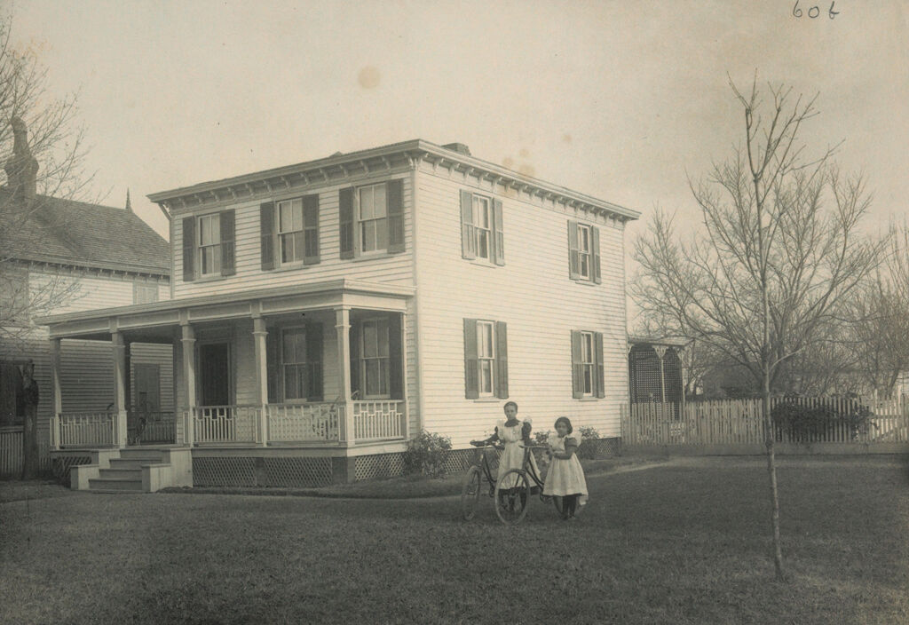 Races, Negroes: United States. Virginia. Hampton. Hampton Normal And Industrial School:  Environments Impeding The Assimilation Of The Negro. Hampton Normal And Agricultural Institute, Hampton, Va.: A Graduate's House Near Hampton.