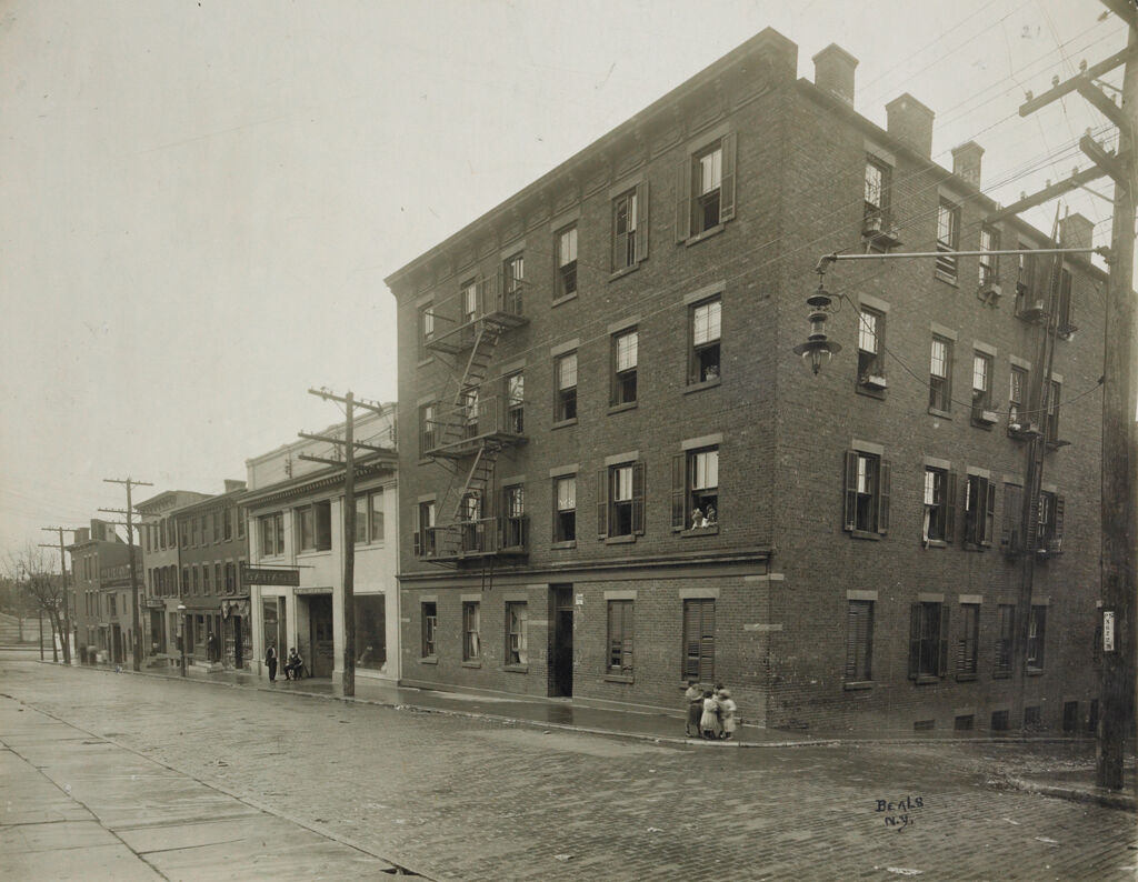 Housing, Conditions: United States. New Jersey. Newark: Housing Conditions In Newark, New Jersey: I. Tenement House Containing Dark Rooms On Every Story, Floors Rotten And Unsafe.