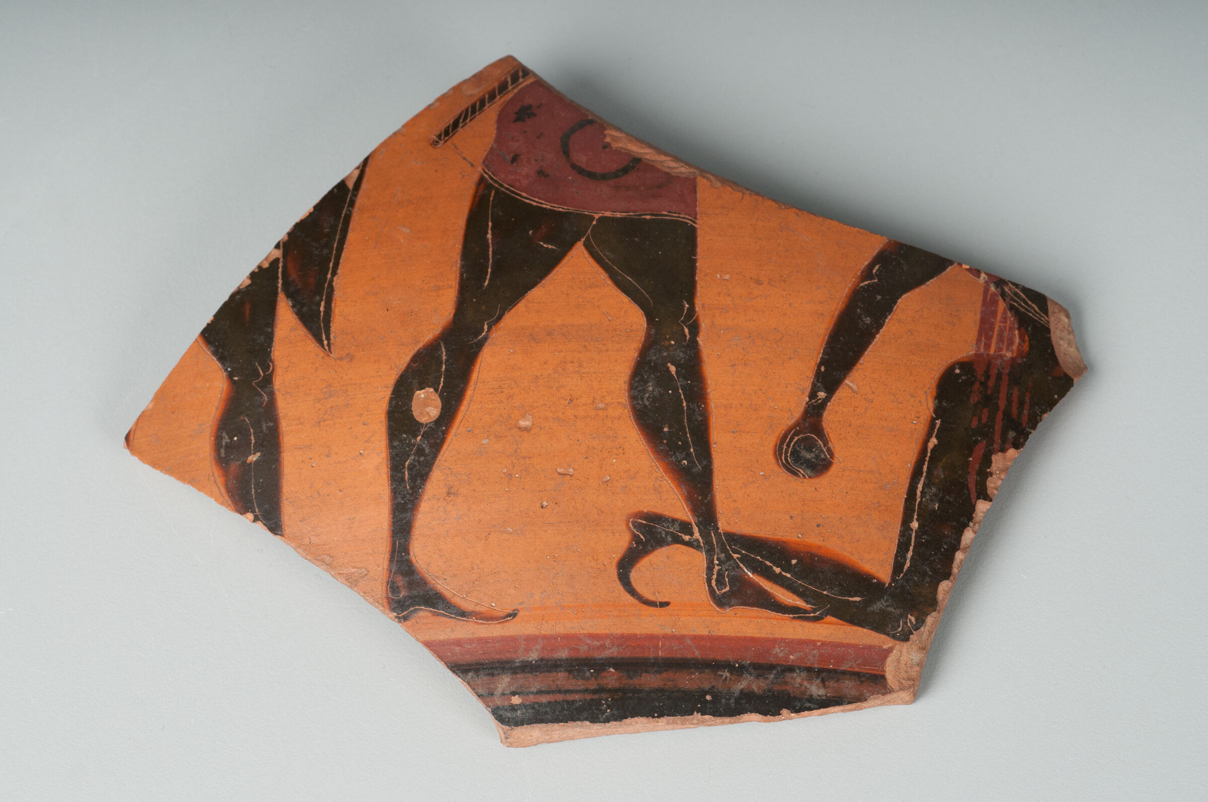 Sherd Of Hydria (Water Jar): Theseus And The Minotaur
