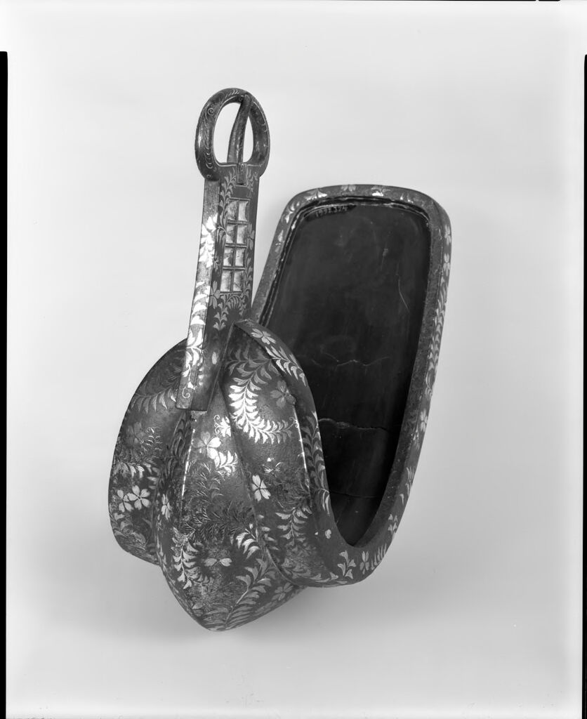 Ceremonial Stirrup (Abumi) With Weeping Cherry Decor