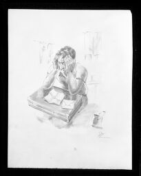 Man With A Letter, From The Portfolio 