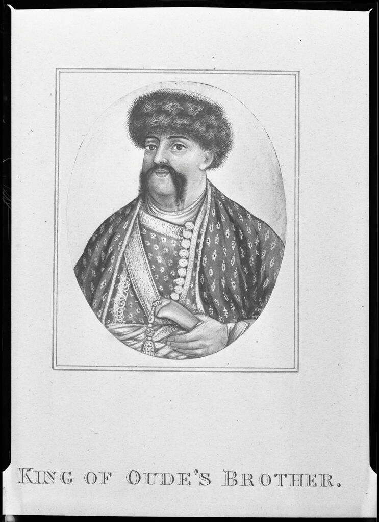 King Of  Oude's Brother; From An Album Entitled “Costumes Of India”