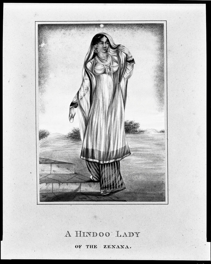 A Hindoo Lady Of The Zenana; From An Album Entitled “Costumes Of India”