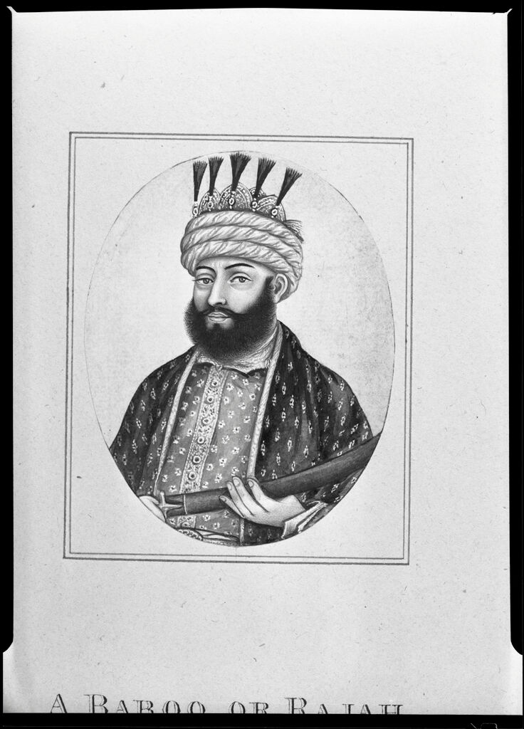 A Baboo, Or Rajah; From An Album Entitled “Costumes Of India”