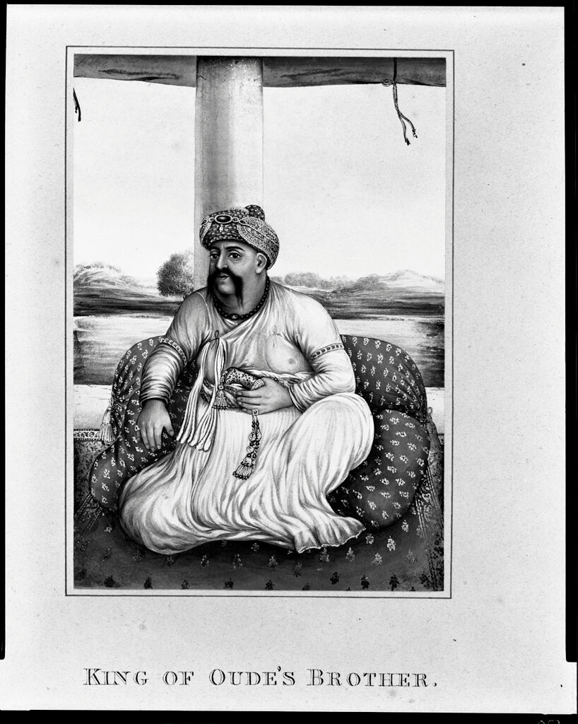 King Of Oude's Brother; From An Album Entitled “Costumes Of India”