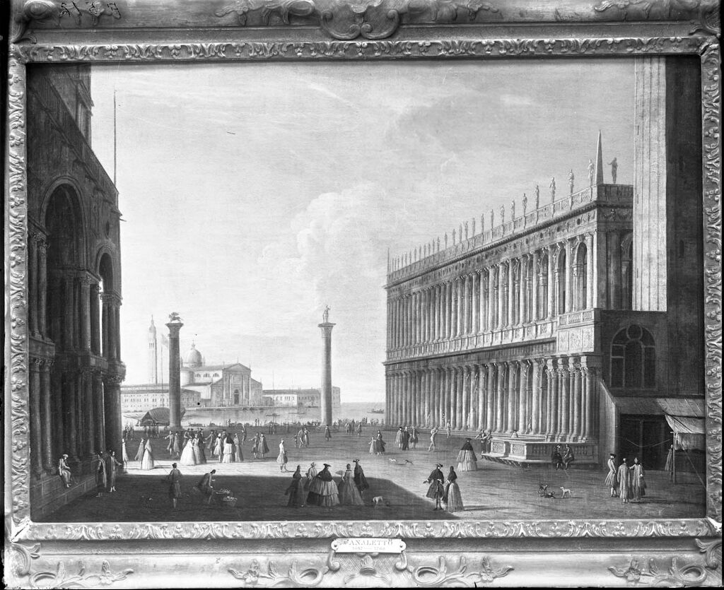 The Piazzetta, Venice, After Canaletto