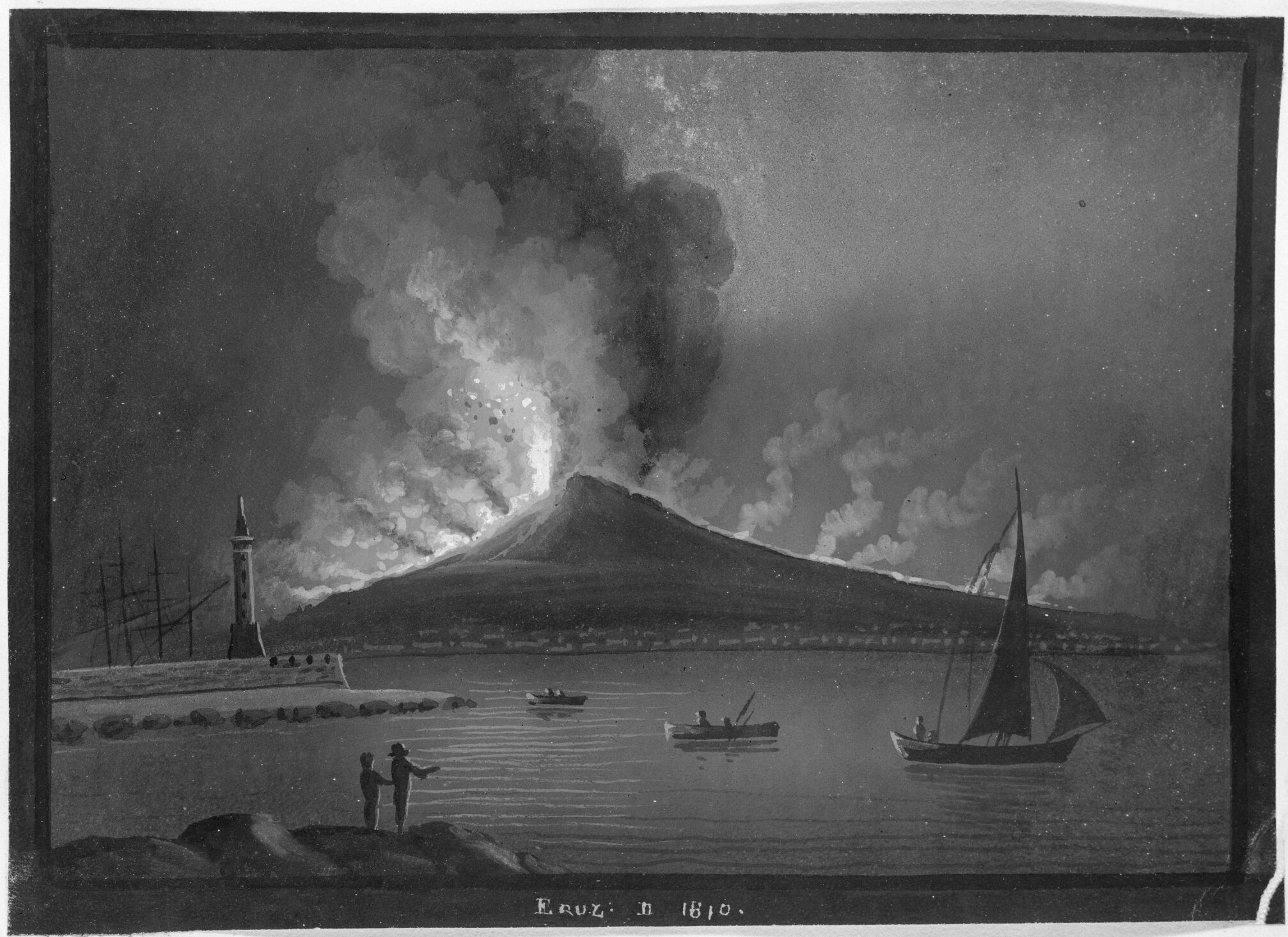 Eruption Of Vesuvius In 1810