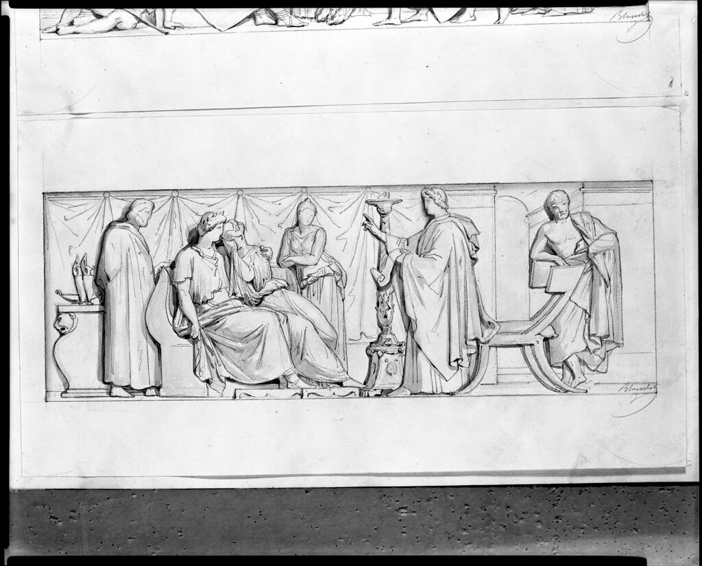 Virgil Reading The Aeneid To Augustus And Octavia As Livia Listens