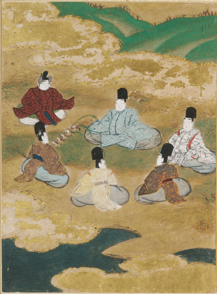Wind In The Pines (Matsukaze), Illustration To Chapter 18 Of The Tale Of Genji (Genji Monogatari)