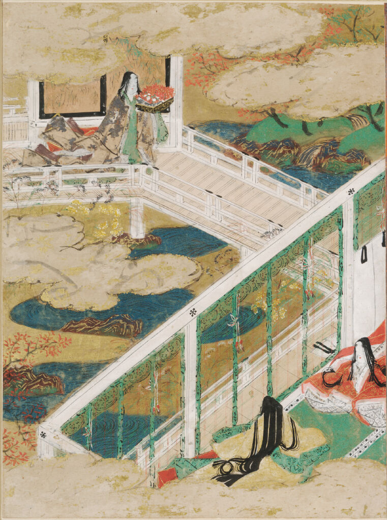 The Maidens (Otome), Illustration To Chapter 21 Of The Tale Of Genji (Genji Monogatari)