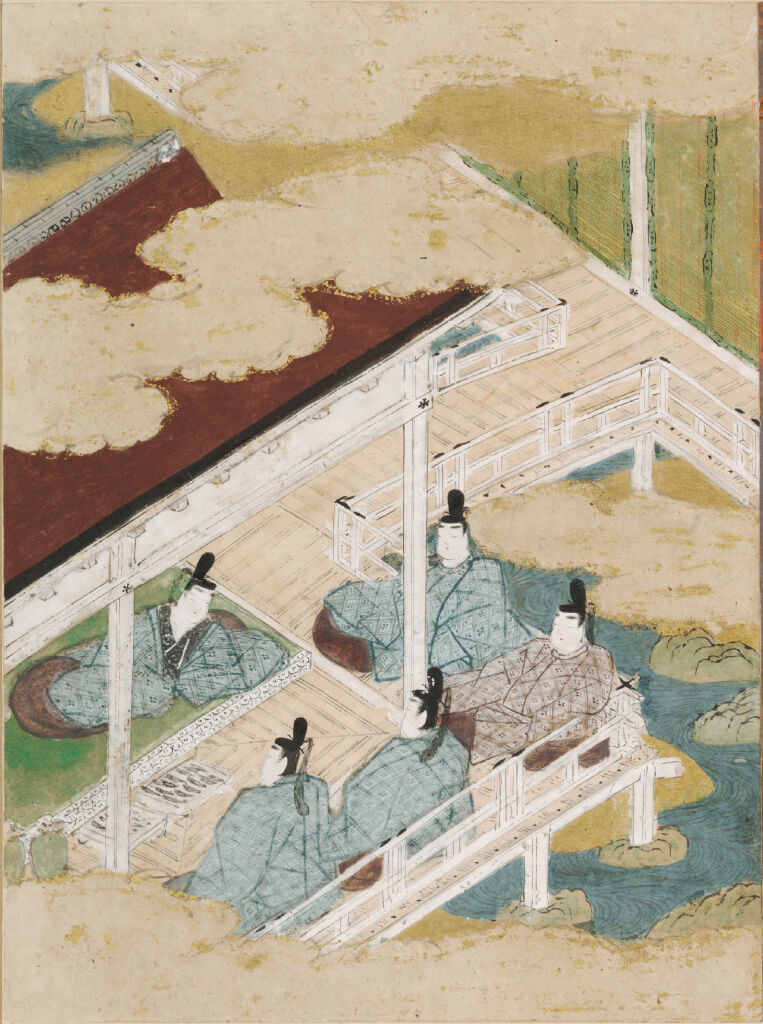 The Pink (Tokonatsu), Illustration To Chapter 26 Of The Tale Of Genji (Genji Monogatari)