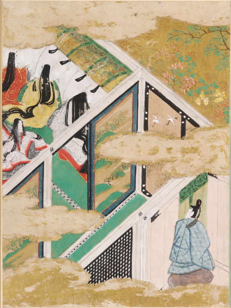 The Typhoon (Nowaki), Illustration To Chapter 28 Of The Tale Of Genji (Genji Monogatari)