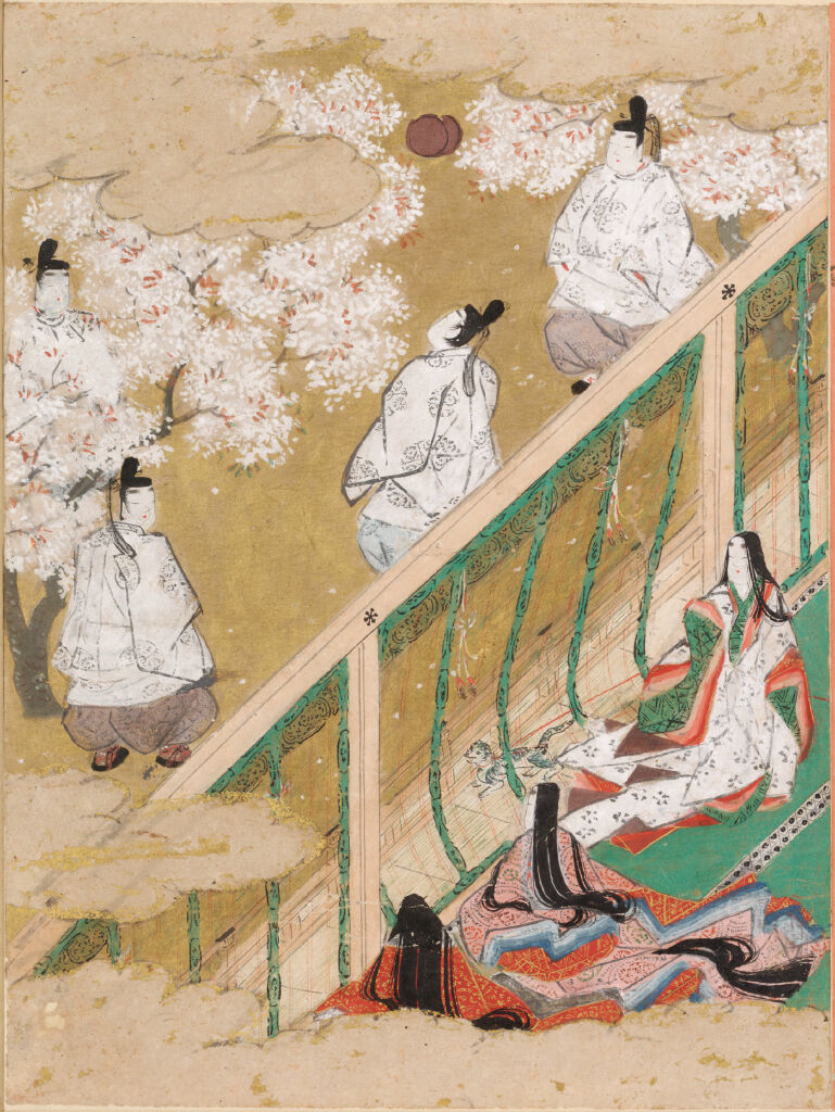 Spring Shoots I (Wakana: Jō), Illustration To Chapter 34 Of The Tale Of Genji (Genji Monogatari)