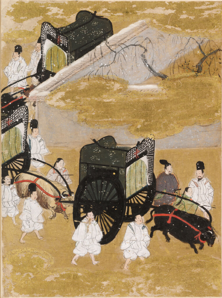 The Perfumed Prince (Niou Miya), Illustration To Chapter 42 Of The Tale Of Genji (Genji Monogatari)