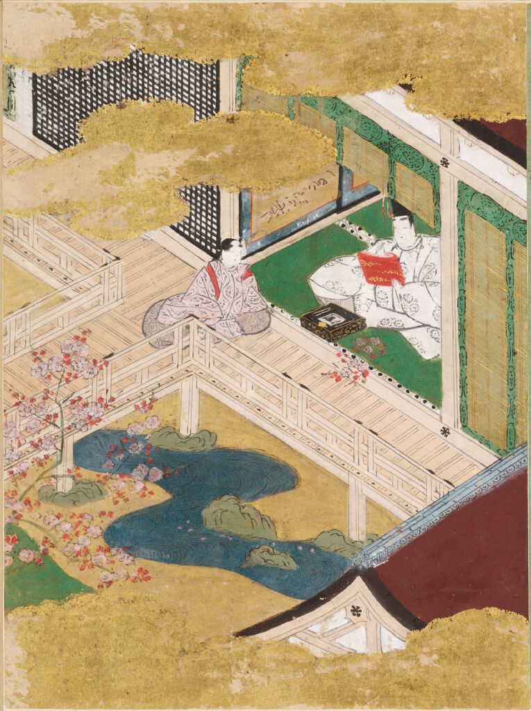 Red Plum Blossoms (Kōbai), Illustration To Chapter 43 Of The Tale Of Genji (Genji Monogatari)