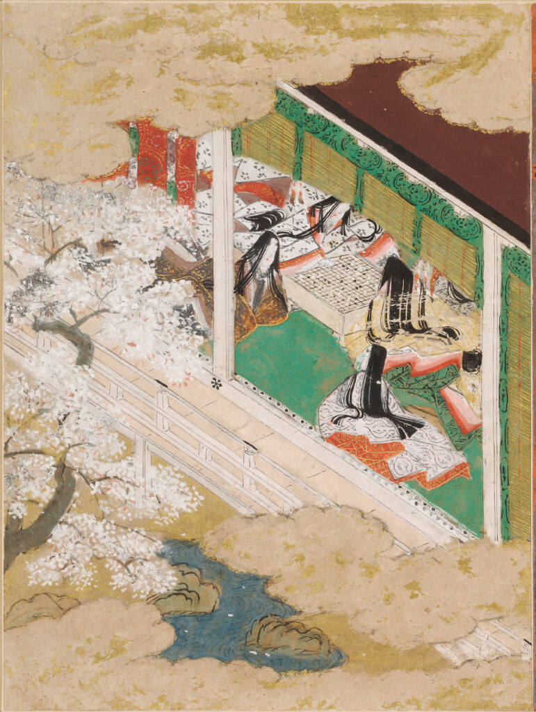 Bamboo River (Takekawa), Illustration To Chapter 44 Of The Tale Of Genji (Genji Monogatari)