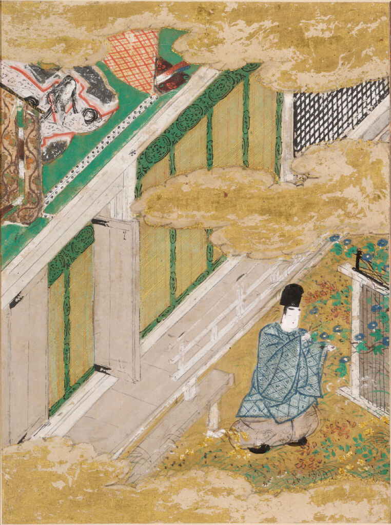 The Ivy (Yadorigi), Illustration To Chapter 49 Of The Tale Of Genji (Genji Monogatari)