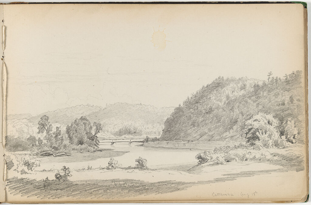 Catawissa, Pennsylvania; Verso: Faint Landscape