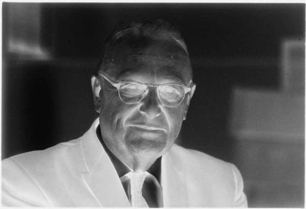 Untitled (Dr. Herman M. Juergens In Glasses, Black Coat And Tie)