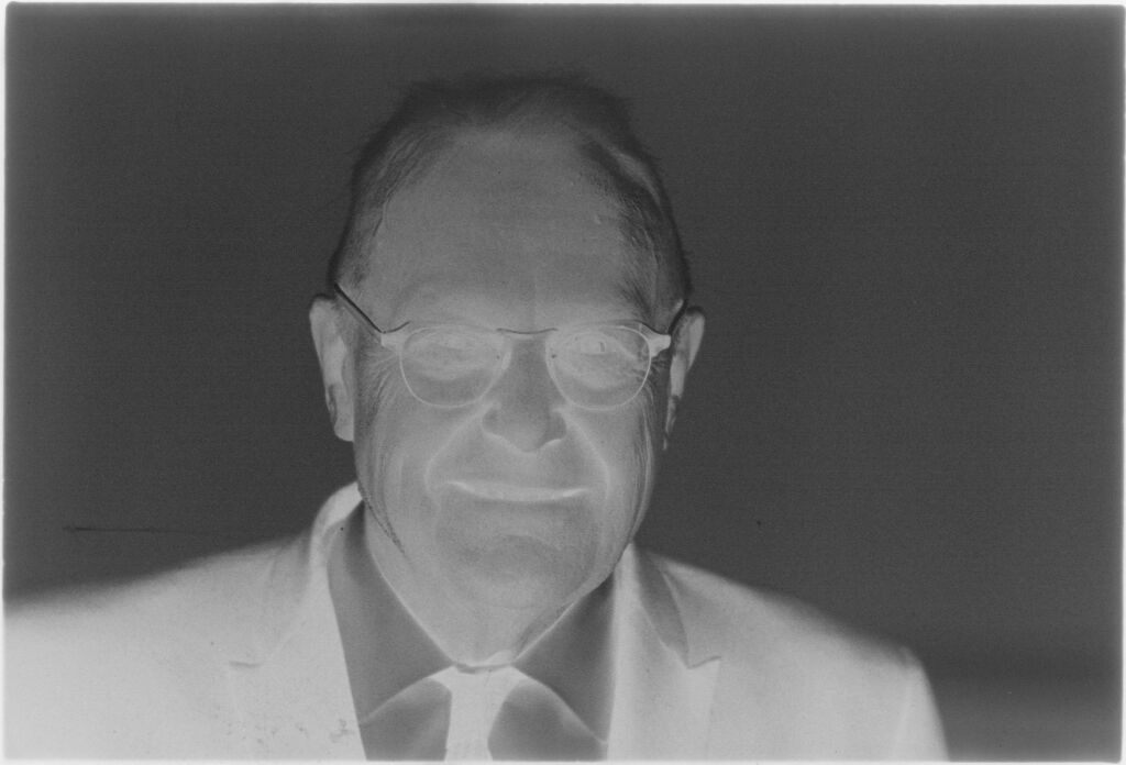 Untitled (Dr. Herman M. Juergens In Glasses, Black Coat And Tie)