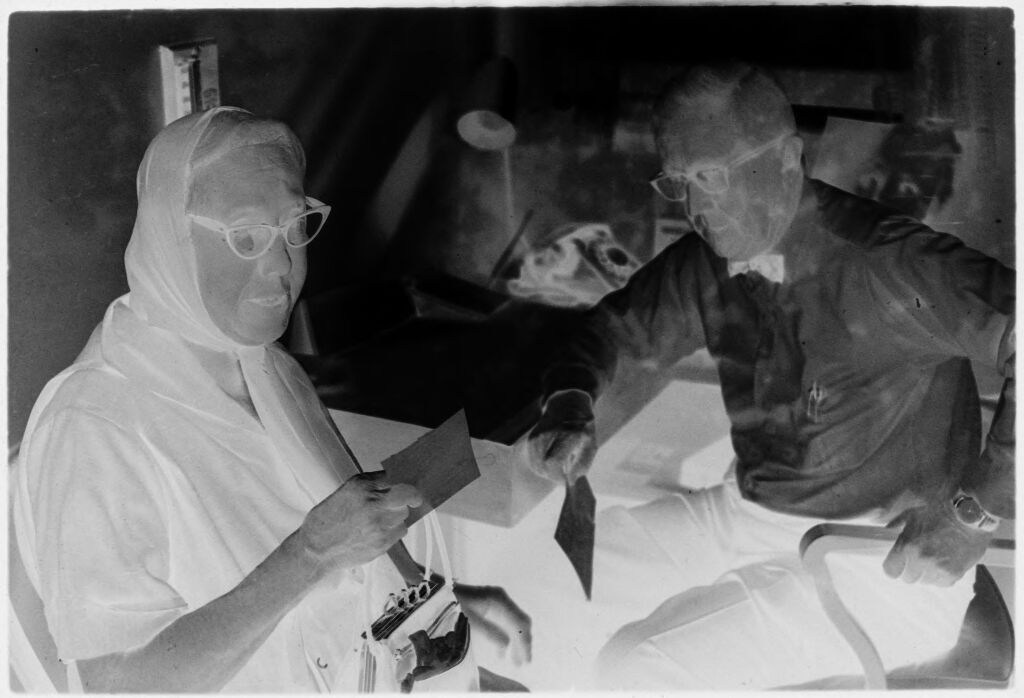 Untitled (Dr. Herman M. Juergens With Patient In Exam Room)