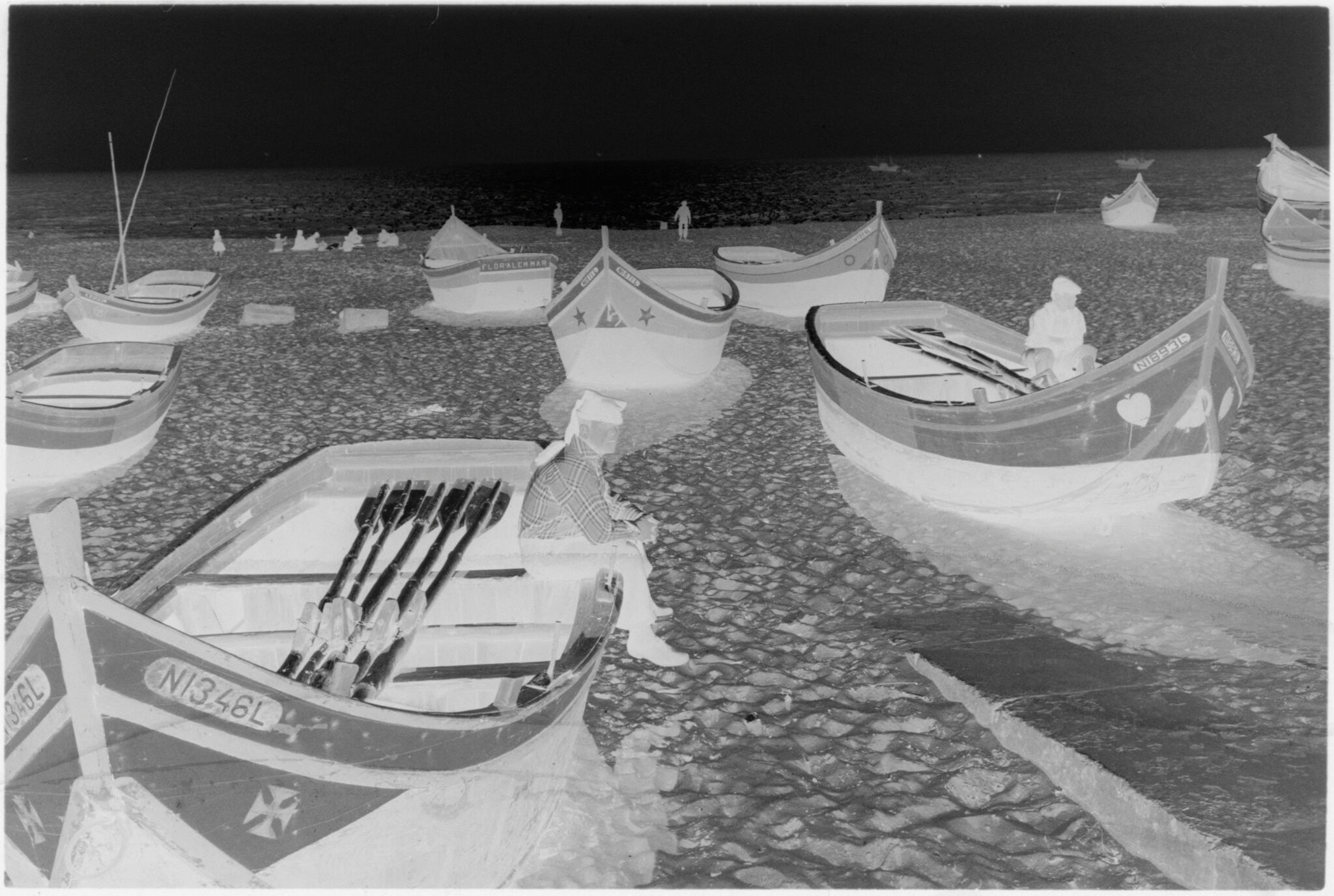 Untitled (Fishing Boats On Beach, Nazaré, Portugal)