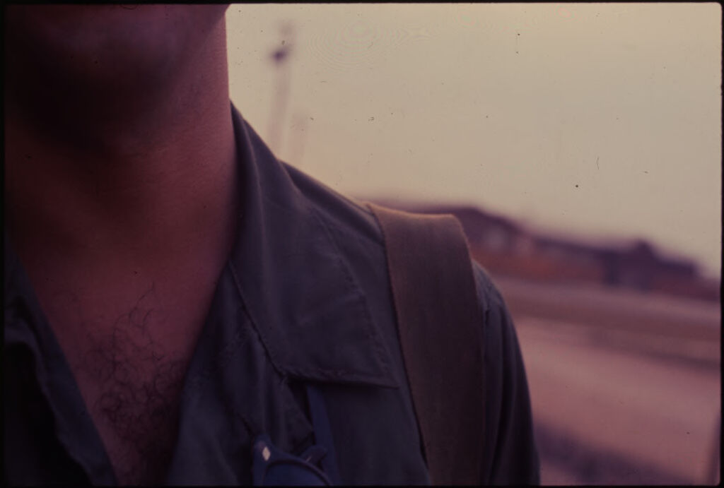 Untitled (Left Shoulder And Neck Of A Soldier, Vietnam)