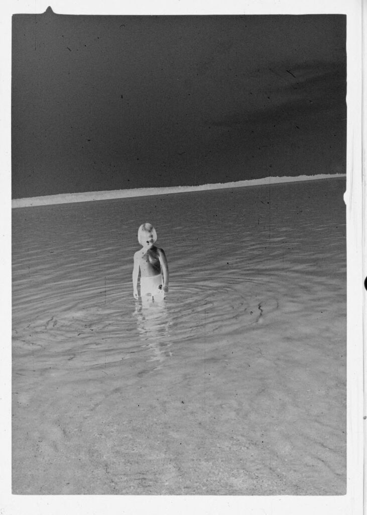 Untitled (Young Girl Standing In Ocean Near The Shore)