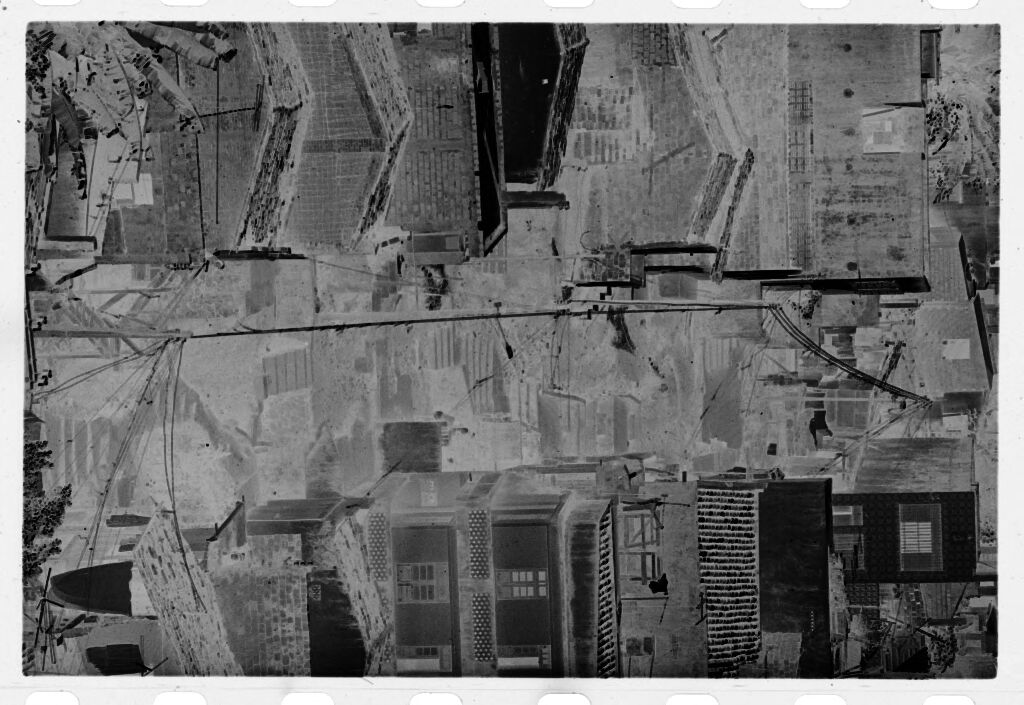 Untitled (Aerial View Of Buildings Lining Stepped Street)
