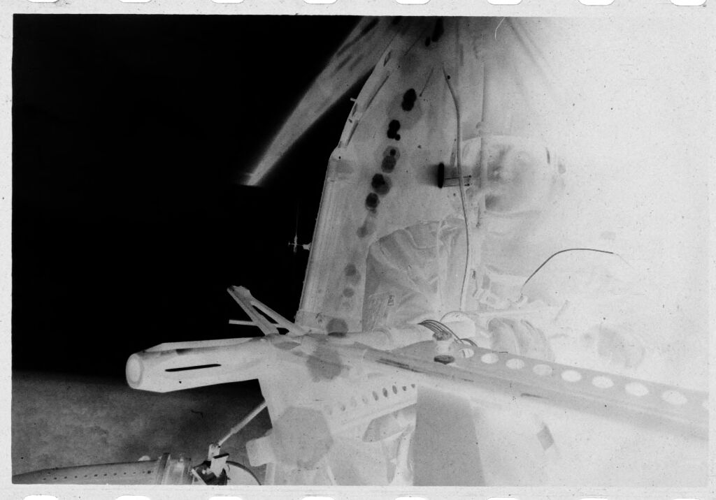 Untitled (Soldier With Machine Gun In Open Side Of Helicopter, Vietnam)