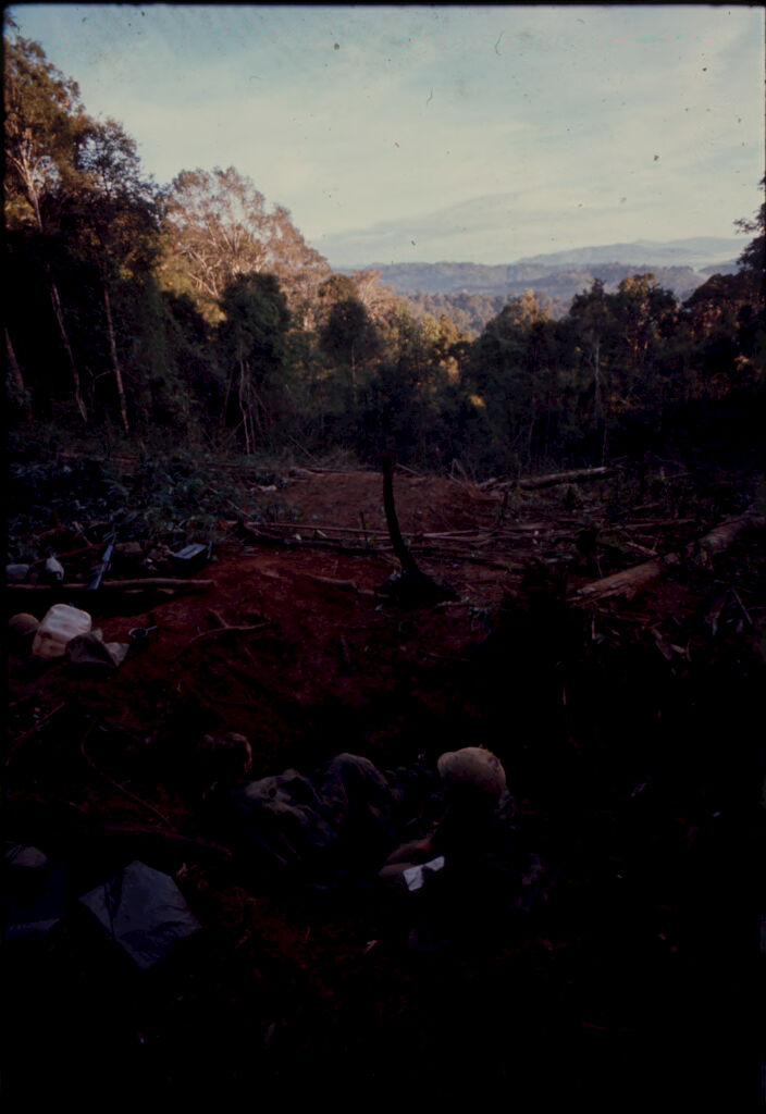 Untitled (Soldiers In Clearing Near Top Of Hill 882 In Central Highlands Near Dak To, Vietnam)