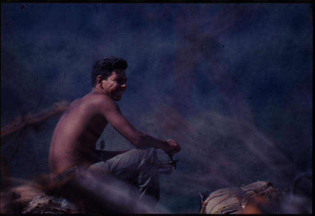 Untitled (Soldier Seated On Gear In Clearing, Central Highlands Near Dak To, Vietnam)