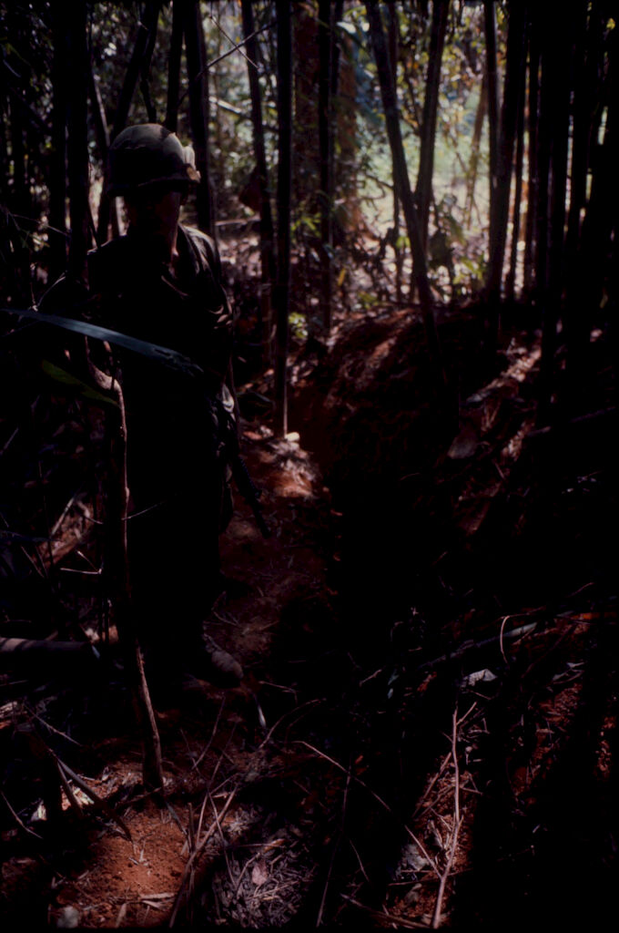 Untitled (Soldiers Patroling In Jungle Of Central Highlands Near Dak To, Vietnam)