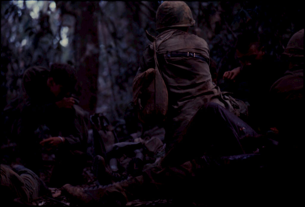Untitled (Soldiers Caring For Wounded During Fighting In Central Highlands Near Dak To, Vietnam)