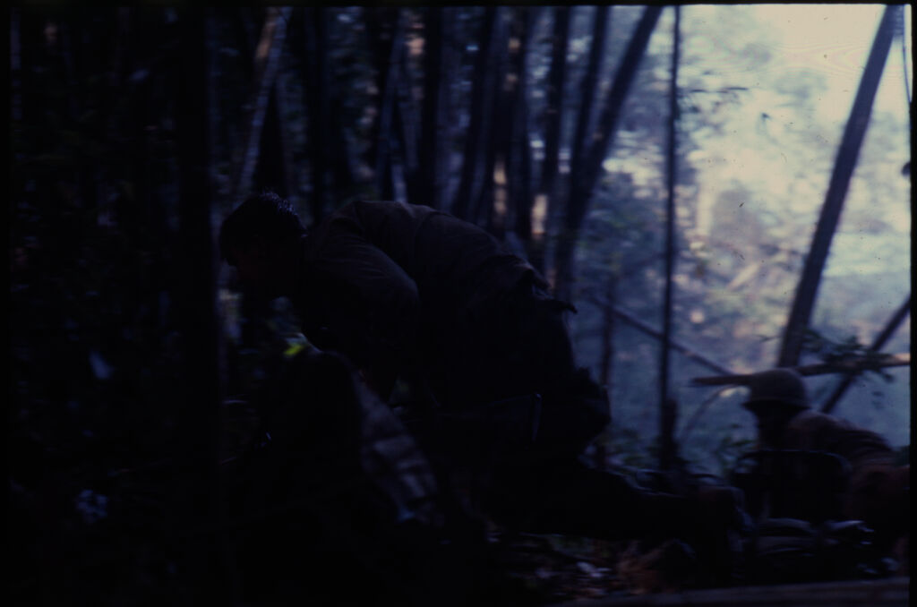 Untitled (Soldiers In Jungle During Fighting In Central Highlands Near Dak To, Vietnam)