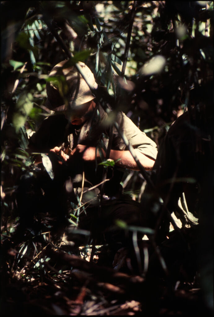 Untitled (Soldiers In Jungle Of Central Highlands Near Dak To, Vietnam)