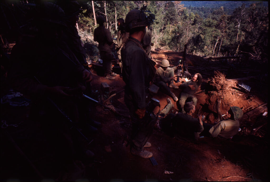 Untitled (Soldiers In Clearing Near Top Of Hill 882, Central Highlands Near Dak To, Vietnam)