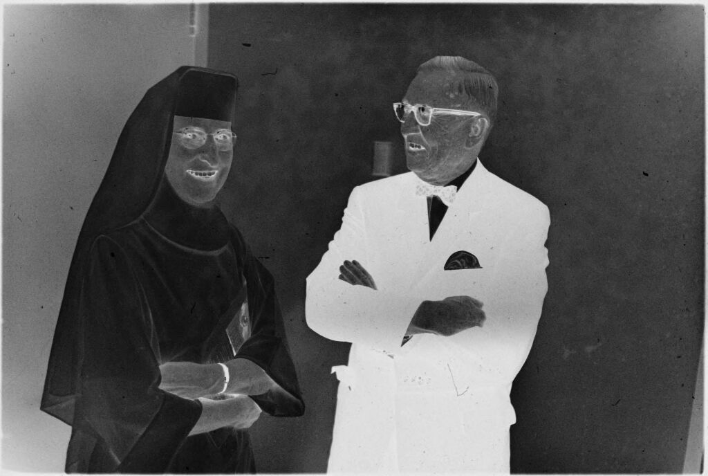 Untitled (Dr. Herman M. Juergens And Nun)