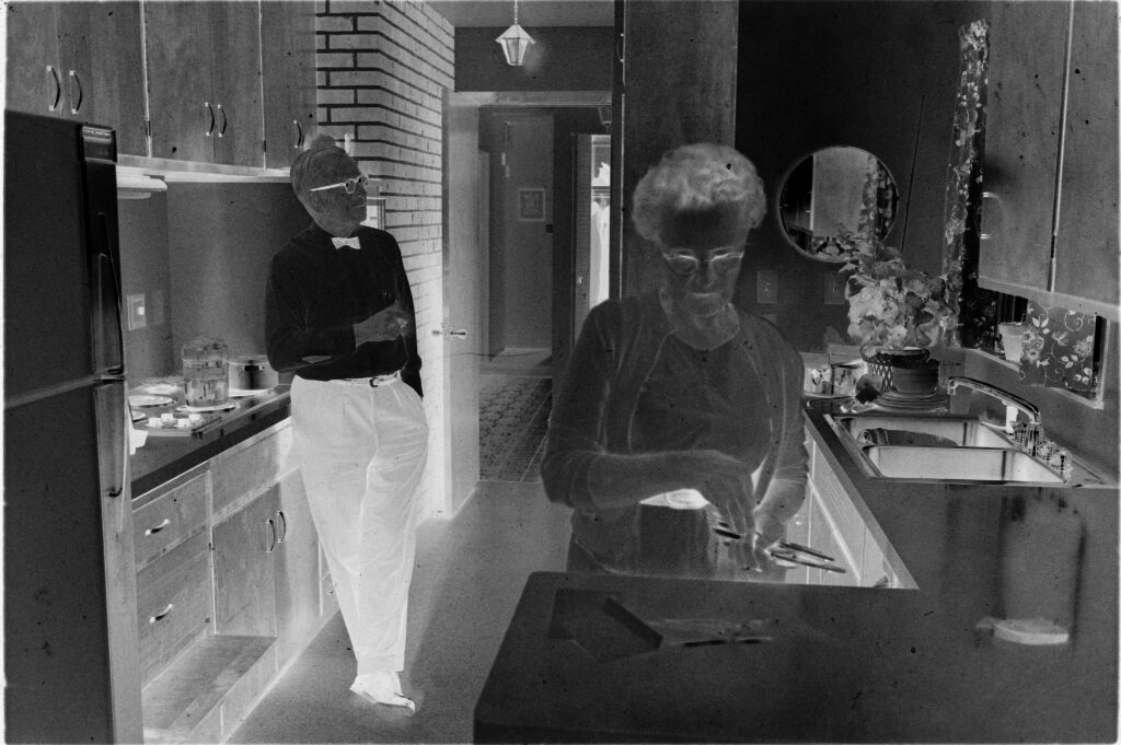 Untitled (Dr. Herman M. Juergens And Wife(?), Leona, In Kitchen)