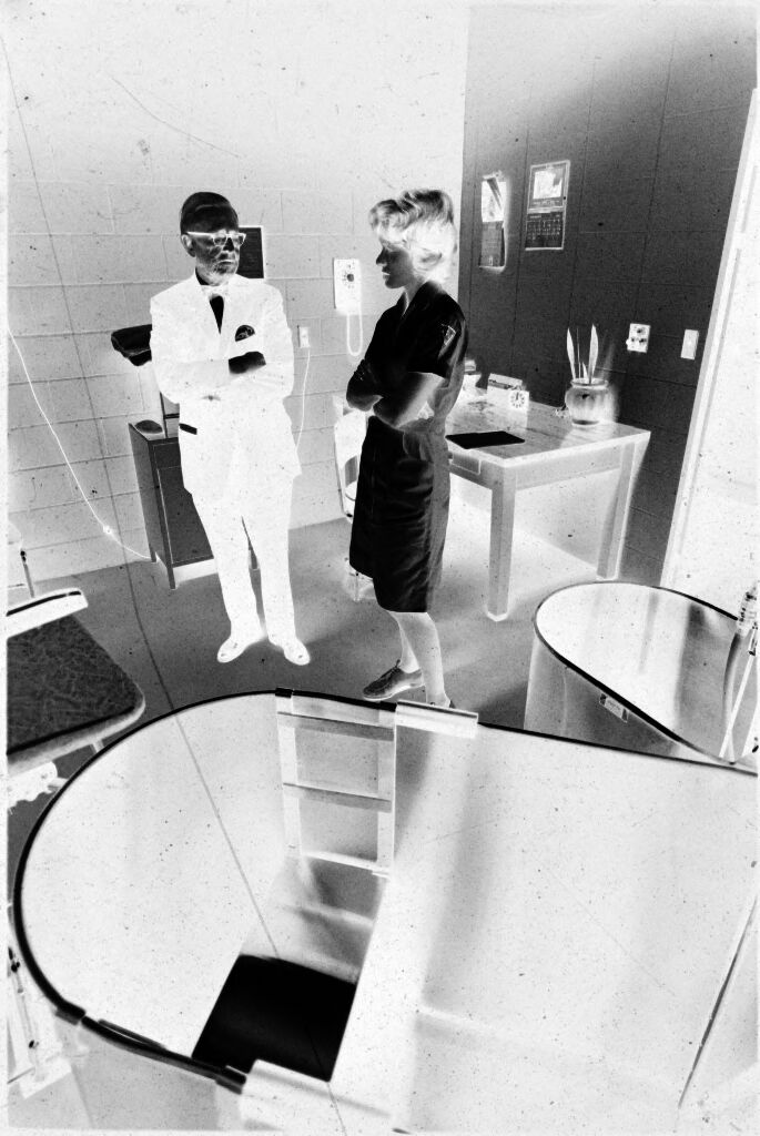 Untitled (Dr. Herman M. Juergens And Nurse In Treatment Room)