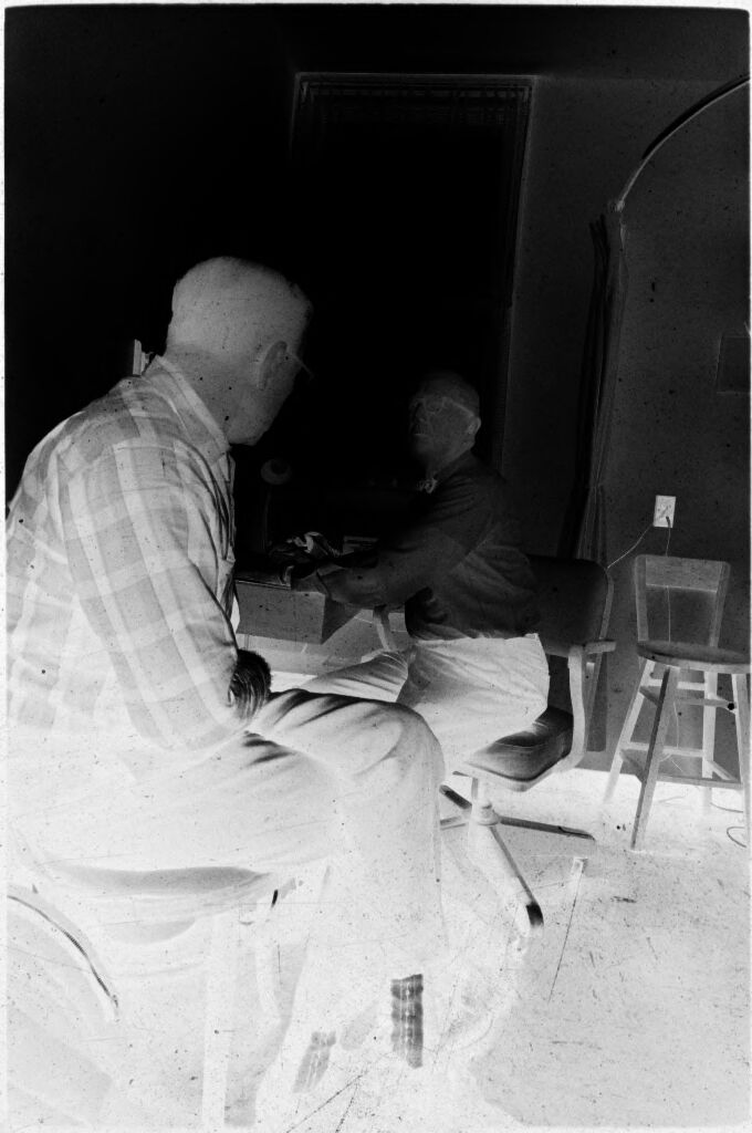 Untitled (Dr. Herman M. Juergens Talking With Patient In Patient's Room)