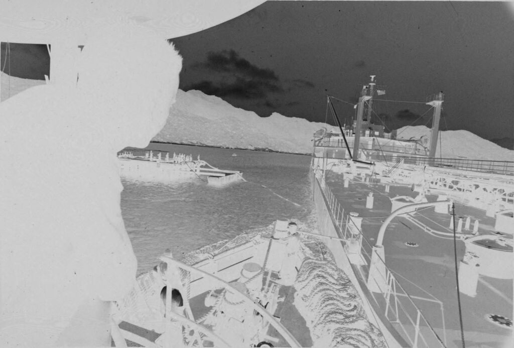Untitled (View Over Soldier's Shoulder Across Deck Of Ship, Vietnam)
