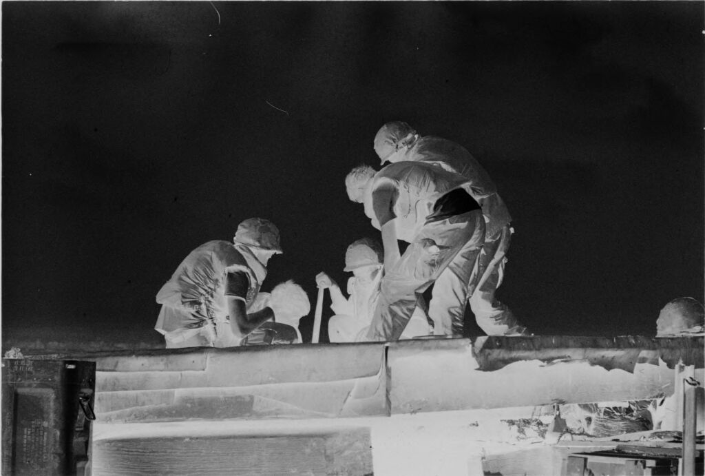 Untitled (Soldiers In Combat Gear On Top Of Truck(?), Vietnam)
