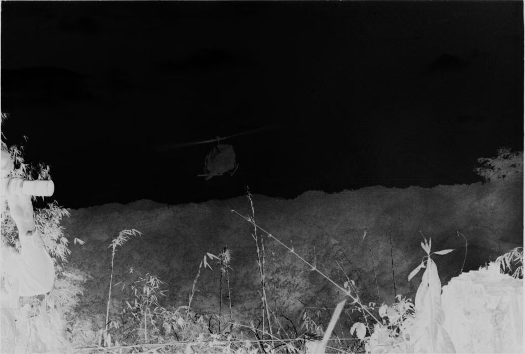 Untitled (Helicopter Flying Over Jungle And Mountains Of Central Highlands Near Dak To, Vietnam)