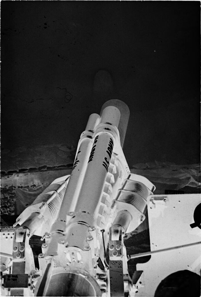 Untitled (Rocket Launcher Positioned Over Valley, Vietnam)