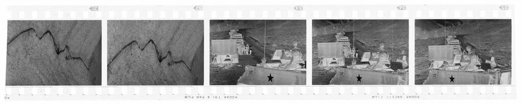 Untitled (Aerial View Of River Valley From Helicopter; Tank And Army Trucks Along A Road, Vietnam)